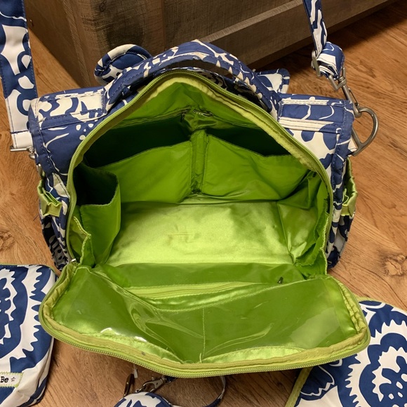 JuJuBe Cobalt Blossom BFF diaper bag - Picture 2 of 3